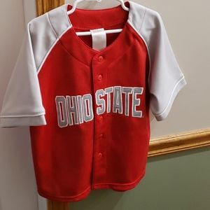 Gently used boys Ohio State baseball jersey
